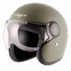 VEGA  JET W/Visor Helmet -Dull-Army-Green