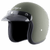 VEGA Jet With Peak Helmet -Dull-Battle-Green