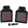 K&N High-flow Original Lifetime Engine Air Filter – Kawasaki ZX12R Ninja (2 Per Box) – KA-1299-1