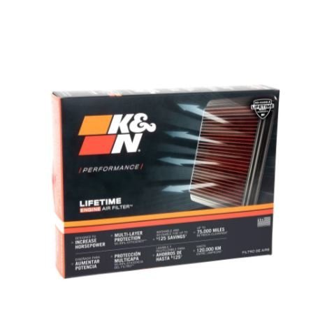 K&N High-flow Original Lifetime Engine Air Filter – Kawasaki ZX12R Ninja (2 Per Box) – KA-1299-1 - Image 2