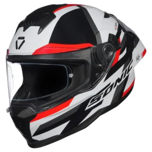 KORDA SONIC MOZE HELMET WHITE & RED