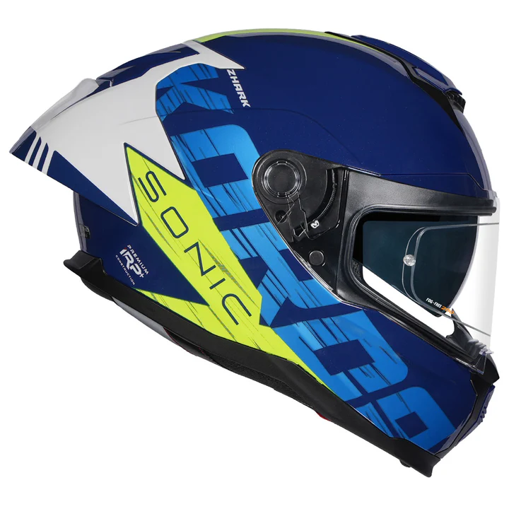 KORDA SONIC ZHARK HELMET BLUE YELLOW - Image 6