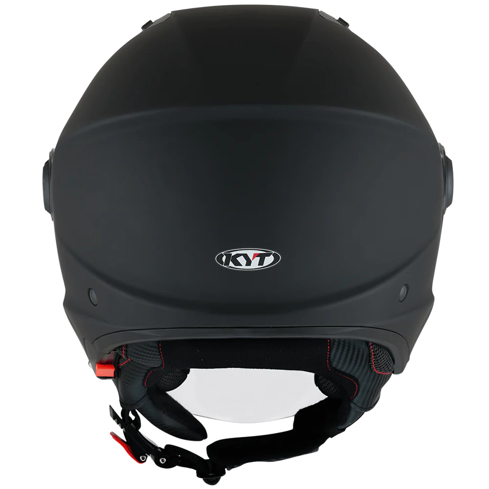 KYT D City Plain Matt Black Helmet - Image 7