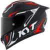 KYT Striker #02 Matt Black Red Helmet