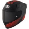 KYT Striker AF37 Livery Matt Black Red Helmet
