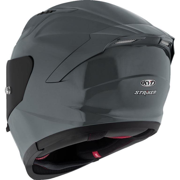KYT Striker Plain Gloss GRL Grey Helmet - Image 2