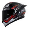 KYT Striker #01 Gloss Black Red Helmet