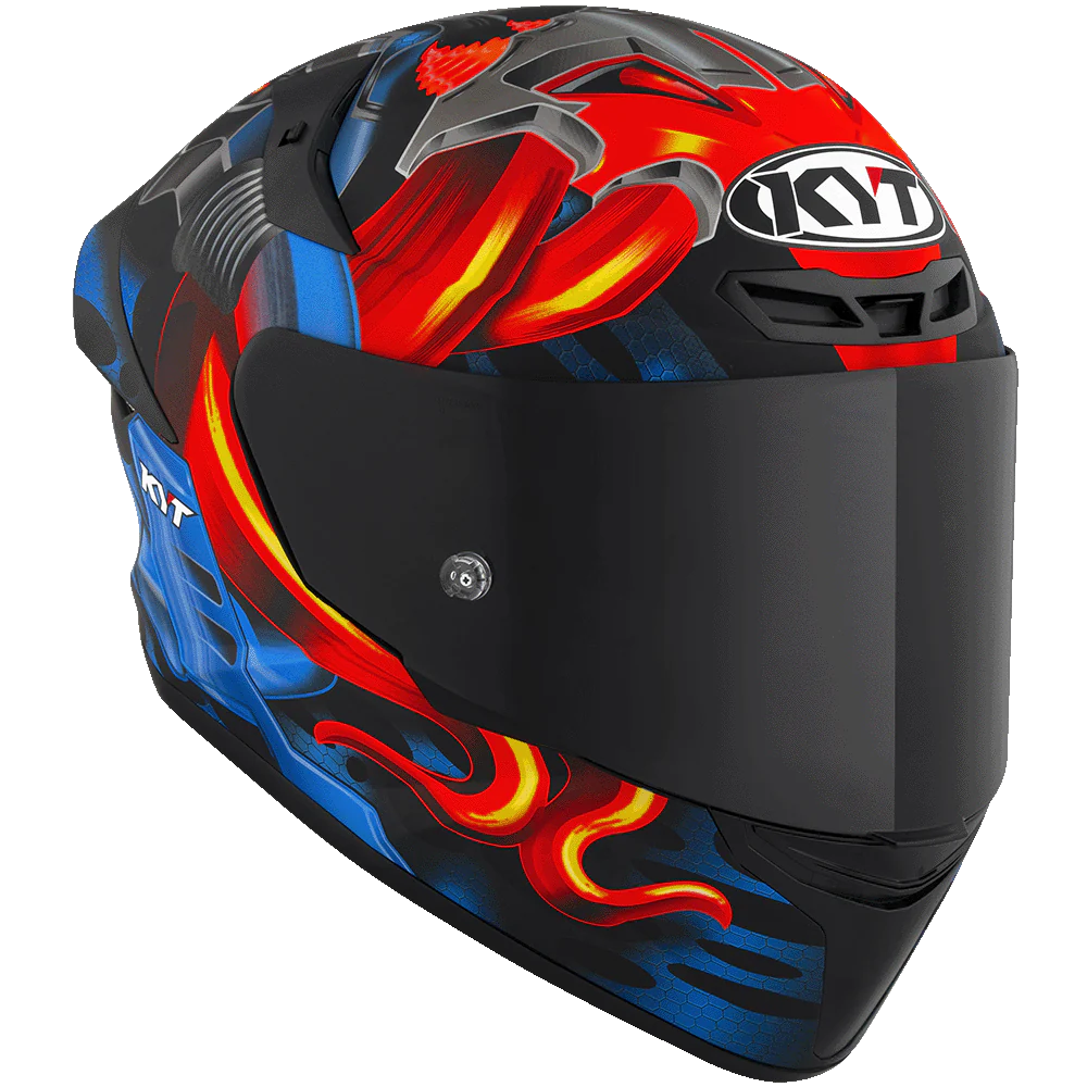 KYT TT Course Magnet Matt Helmet - Image 4
