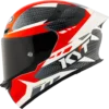 KYT TT Revo Gear Black Red Gloss Helmet