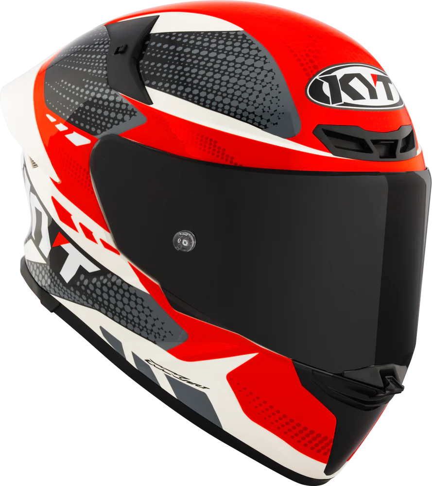 KYT TT Revo Gear Black Red Gloss Helmet - Image 6