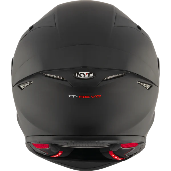 KYT TT Revo Plain Black Matt Helmet - Image 8