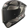 KYT TT Revo Tourist Cool Grey Matt Helmet