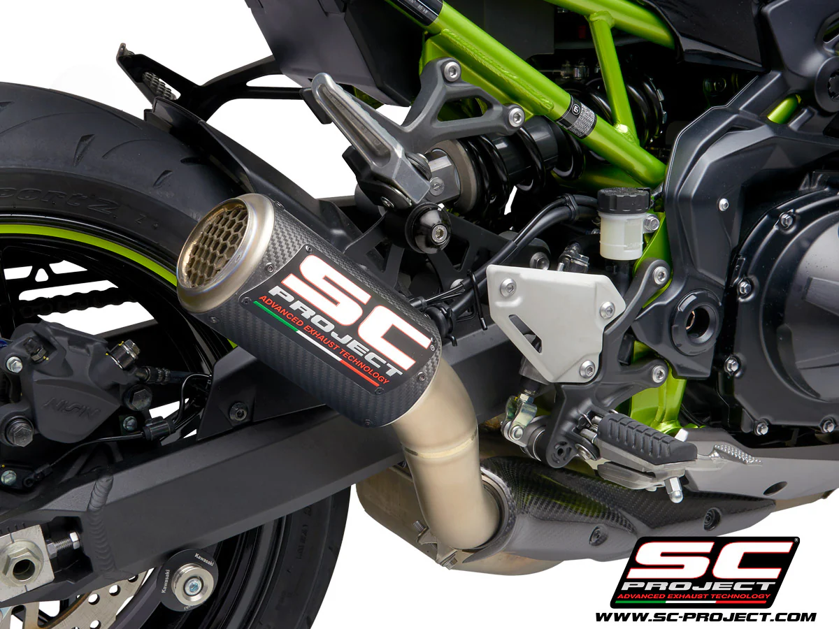 SC Project CR-T Slip-On Exhaust for Kawasaki Z900 2020-2023 - Image 2