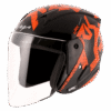 VEGA Lark Victor Helmet - Black -Orange