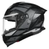 Korda Shockwave Evoque Helmet Grey Dual Visor Premium Motorcycle Helmet