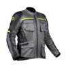 KORDA SUMMIT RIDING JACKET GREY & FLUORESCENT GREEN