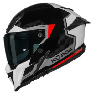 Korda Icon Lemur Helmet Red – Dual Visor ECE Certified Full Face Helmet