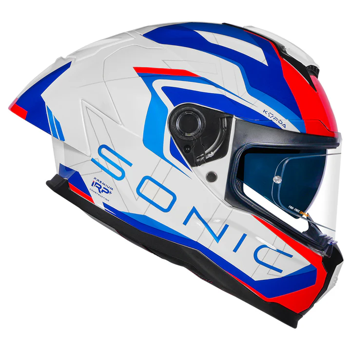 KORDA SONIC ROADLION HELMET RED & BLUE - Image 6