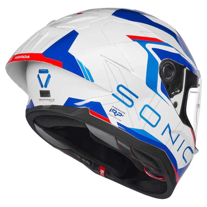KORDA SONIC ROADLION HELMET RED & BLUE - Image 3