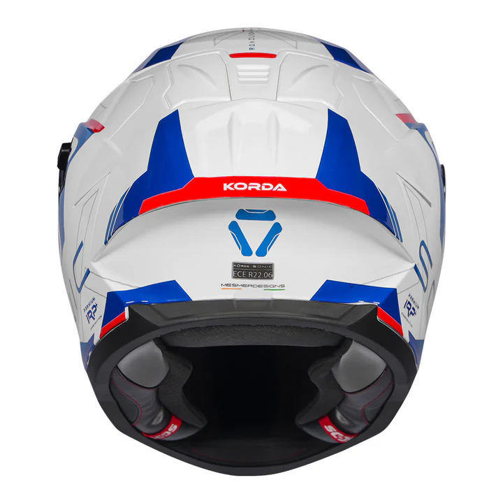 KORDA SONIC ROADLION HELMET RED & BLUE - Image 5