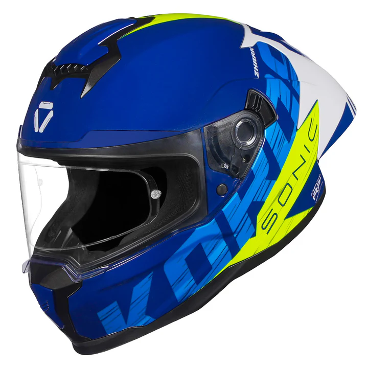 Korda Sonic GP Zhark Helmet (Blue) - Image 7