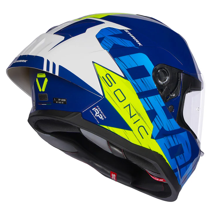 Korda Sonic GP Zhark Helmet (Blue) - Image 6