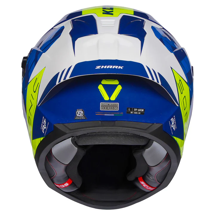 Korda Sonic GP Zhark Helmet (Blue) - Image 4