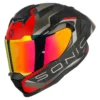 Korda Sonic GP Roadlion Helmet (Red)