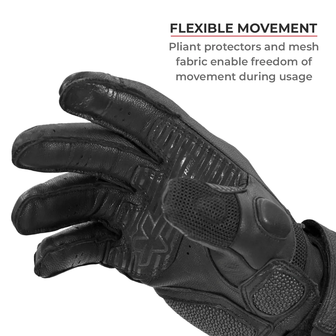 Viaterra KRUGER – MOTORCYCLE TOURING RIDING GLOVES - Snow camo - Image 11