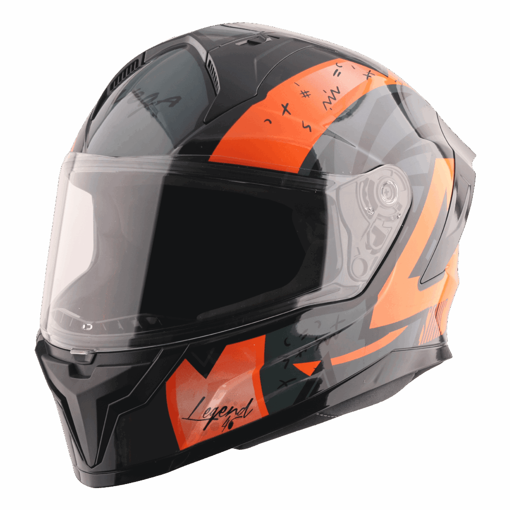 VEGA Sonic Legend Helmet -BLACK-Orange