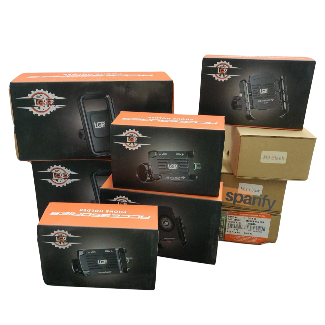 LGP Mb1 Jaw-grip Waterproof Bike/Motorcycle/Scooter Mobile Phone Holder Mount With Fast Usb 3.0 Charger, Ideal For Maps And Gps Navigation (Black)-M8-LGP02 - Image 4