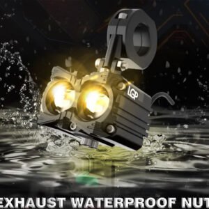 LGP Mk05 Spotlight Ip67 Waterproof Auxiliary Lights With With Harness Compatible For All Motorcycles And Cars-Premium-LGP11127