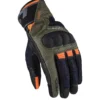 LS2 AIR RAPTOR RIDING GLOVES GREEN FOREST BLUE HIV ORANGE