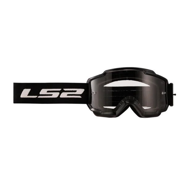 LS2 Charger Pro Goggle Black With Clear Visor
