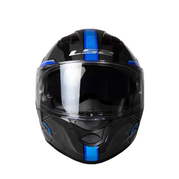 LS2 FF320 Stream Evo Zuko Black Blue Matt Helmet - Image 3
