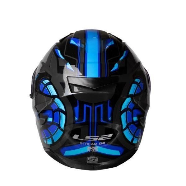 LS2 FF320 Stream Evo Zuko Black Blue Matt Helmet - Image 2
