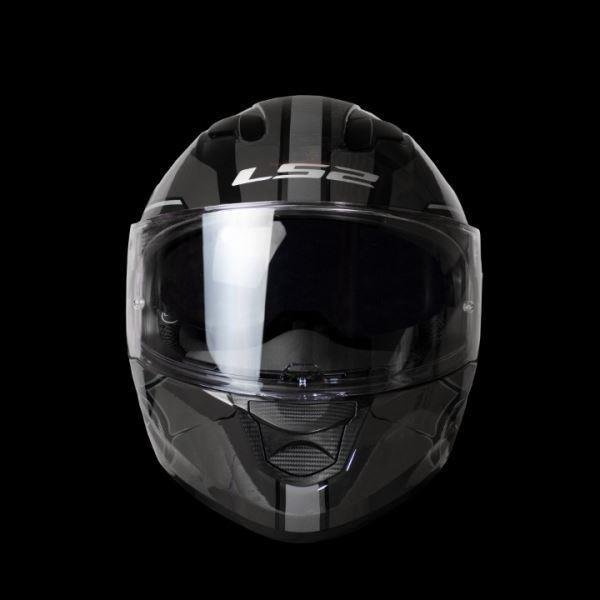 LS2 FF320 Stream Evo Zuko Black Grey Gloss Helmet - Image 3