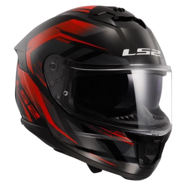 LS2 FF320 Stream II Evo Fury Black Red-06 – Helmet - Image 4
