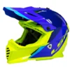 LS2 MX437 Fast Evo Launch Blue Hi-Viz Helmet