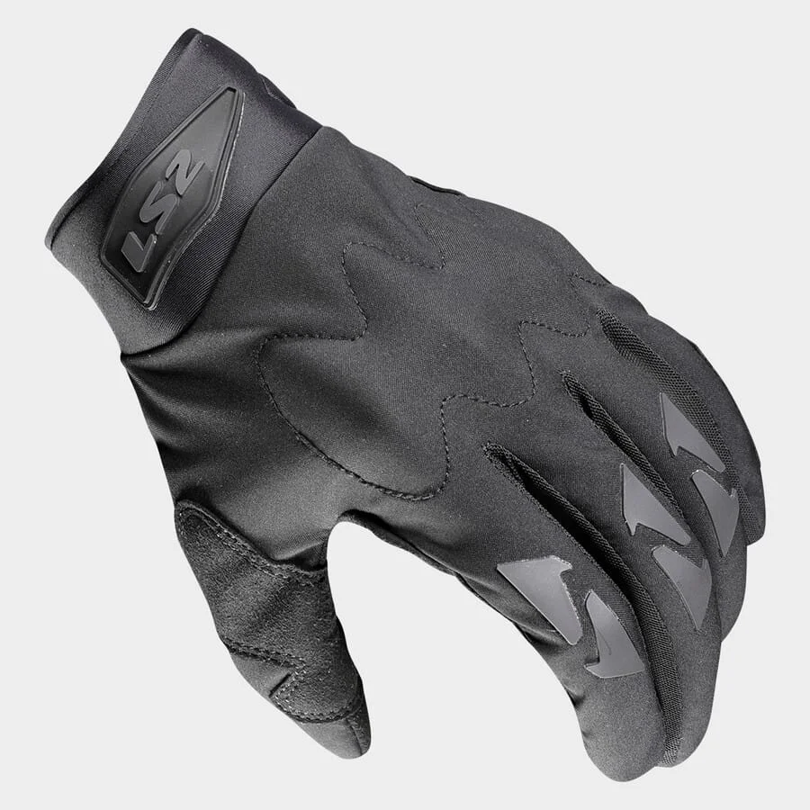 LS2 HIKER MAN RIDING GLOVES BLACK