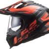 LS2 MX701 Explorer Alter Matt Black Fl.orange-06 Helmet