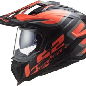 LS2 MX701 Explorer Alter Matt Black Fl.orange-06 Helmet