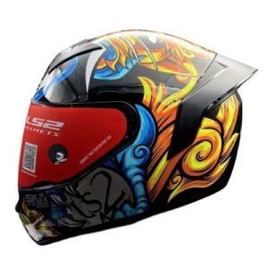 LS2 FF352 Rookie Foo Dog Black Yellow Helmet