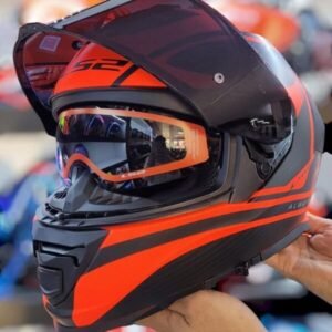 LS2 FF800 Storm II Dodger Black Hi Viz Orange Helmet