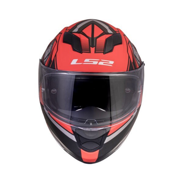 LS2 FF320 Stream Evo Reflex Red Black 7c Helmet - Image 5