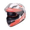 LS2 FF320 Stream Evo Scape Matt White Red Helmet