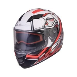 LS2 FF320 Stream Evo Xdron White Red Helmet