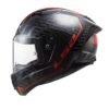 LS2 FF805 Thunder C Sputnik Gloss Metal Red-06 Helmet