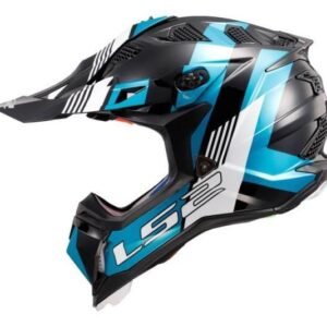 LS2 MX470 Subverter Max Matt Black Turqupsie-Helmet
