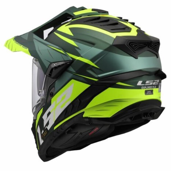 LS2 MX701 Explorer Spire Green H-vis Yellow-06 - Image 3